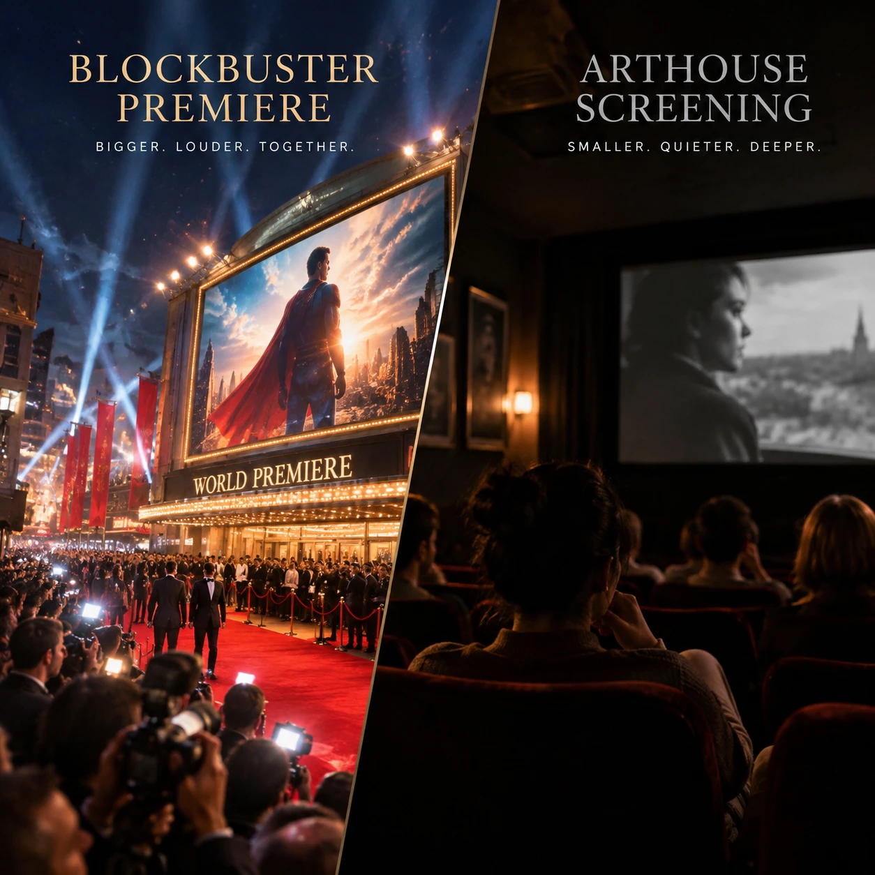 Blockbuster vs. Arthouse: Zwei Welten im Vergleich